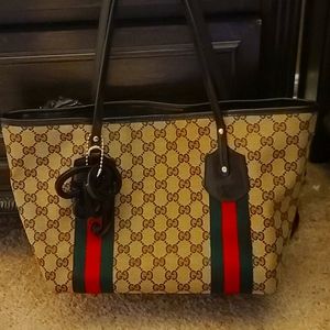 Authentic Jolie Web Tote GG Canvas Medium